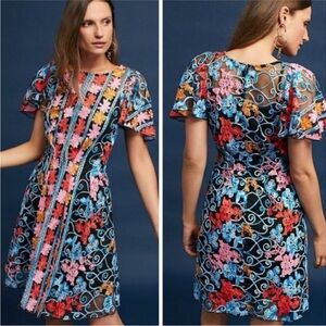 Eva Franco Multicolor Floral Dress